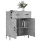 vidaXL Sideboard Betongrau 69,5x34x90 cm Holzwerkstoff vidaXL Sideboard Betongrau 69,5x34x90 cm Holzwerkstoff