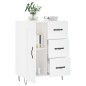 vidaXL Sideboard Hochglanz-Weiß 69,5x34x90 cm Holzwerkstoff vidaXL Sideboard Hochglanz-Weiß 69,5x34x90 cm Holzwerkstoff