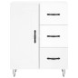 vidaXL Sideboard Hochglanz-Weiß 69,5x34x90 cm Holzwerkstoff vidaXL Sideboard Hochglanz-Weiß 69,5x34x90 cm Holzwerkstoff