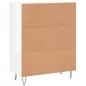 vidaXL Sideboard Hochglanz-Weiß 69,5x34x90 cm Holzwerkstoff vidaXL Sideboard Hochglanz-Weiß 69,5x34x90 cm Holzwerkstoff