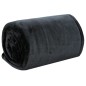 vidaXL Decke Schwarz 130x170 cm Polyester vidaXL Decke Schwarz 130x170 cm Polyester