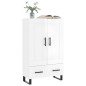 vidaXL Highboard Hochglanz-Weiß 69,5x31x115 cm Holzwerkstoff vidaXL Highboard Hochglanz-Weiß 69,5x31x115 cm Holzwerkstoff