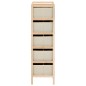 Aufbewahrungsregale mit 5 Stoffkörben 2 Stk. Beige Zedernholz Aufbewahrungsregale mit 5 Stoffkörben 2 Stk. Beige Zedernholz