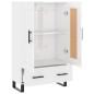 vidaXL Highboard Hochglanz-Weiß 69,5x31x115 cm Holzwerkstoff vidaXL Highboard Hochglanz-Weiß 69,5x31x115 cm Holzwerkstoff