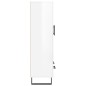 vidaXL Highboard Hochglanz-Weiß 69,5x31x115 cm Holzwerkstoff vidaXL Highboard Hochglanz-Weiß 69,5x31x115 cm Holzwerkstoff