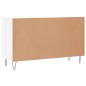 vidaXL Sideboard Hochglanz-Weiß 100x36x60 cm Holzwerkstoff vidaXL Sideboard Hochglanz-Weiß 100x36x60 cm Holzwerkstoff