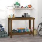 vidaXL Werkbank Honigbraun 110x50x80 cm Massivholz Kiefer vidaXL Werkbank Honigbraun 110x50x80 cm Massivholz Kiefer