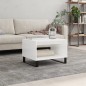 vidaXL Couchtisch Hochglanz-Weiß 60x50x40 cm Holzwerkstoff vidaXL Couchtisch Hochglanz-Weiß 60x50x40 cm Holzwerkstoff