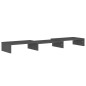 vidaXL Monitorständer Grau 80x24x10,5 cm Massivholz Kiefer vidaXL Monitorständer Grau 80x24x10,5 cm Massivholz Kiefer
