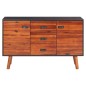 vidaXL Sideboard 110x35x70 cm Massivholz Akazie und MDF vidaXL Sideboard 110x35x70 cm Massivholz Akazie und MDF