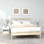 vidaXL Nachttische 2 Stk. Weiß Holzwerkstoff vidaXL Nachttische 2 Stk. Weiß Holzwerkstoff