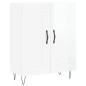 vidaXL Sideboard Hochglanz-Weiß 69,5x34x90 cm Holzwerkstoff vidaXL Sideboard Hochglanz-Weiß 69,5x34x90 cm Holzwerkstoff