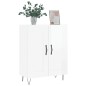 vidaXL Sideboard Hochglanz-Weiß 69,5x34x90 cm Holzwerkstoff vidaXL Sideboard Hochglanz-Weiß 69,5x34x90 cm Holzwerkstoff