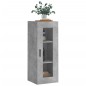 vidaXL Wandschrank Betongrau 34,5x34x90 cm vidaXL Wandschrank Betongrau 34,5x34x90 cm
