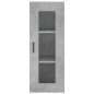 vidaXL Wandschrank Betongrau 34,5x34x90 cm vidaXL Wandschrank Betongrau 34,5x34x90 cm