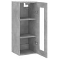 vidaXL Wandschrank Betongrau 34,5x34x90 cm vidaXL Wandschrank Betongrau 34,5x34x90 cm