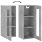 vidaXL Wandschrank Betongrau 34,5x34x90 cm vidaXL Wandschrank Betongrau 34,5x34x90 cm