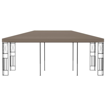 vidaXL Pavillon 6x3 m Taupe Stoff 