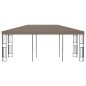 vidaXL Pavillon 6x3 m Taupe Stoff vidaXL Pavillon 6x3 m Taupe Stoff