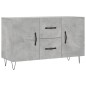 vidaXL Sideboard Betongrau 100x36x60 cm Holzwerkstoff vidaXL Sideboard Betongrau 100x36x60 cm Holzwerkstoff