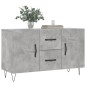 vidaXL Sideboard Betongrau 100x36x60 cm Holzwerkstoff vidaXL Sideboard Betongrau 100x36x60 cm Holzwerkstoff