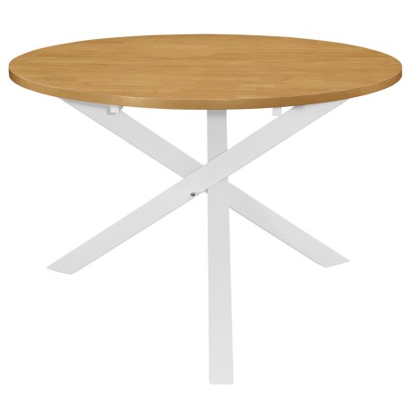 vidaXL 5-tlg. Essgruppe MDF Weiß