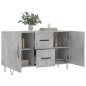 vidaXL Sideboard Betongrau 100x36x60 cm Holzwerkstoff vidaXL Sideboard Betongrau 100x36x60 cm Holzwerkstoff
