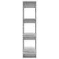 vidaXL Bücherregal/Raumteiler Betongrau 80x30x123,5 cm vidaXL Bücherregal/Raumteiler Betongrau 80x30x123,5 cm