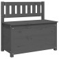vidaXL Sitzbank Grau 80x41x77 cm Massivholz Kiefer vidaXL Sitzbank Grau 80x41x77 cm Massivholz Kiefer