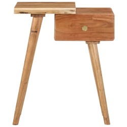vidaXL Nachttisch Akazienholz Massiv 45 x 32 x 55 cm