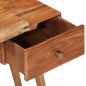 vidaXL Nachttisch Akazienholz Massiv 45 x 32 x 55 cm vidaXL Nachttisch Akazienholz Massiv 45 x 32 x 55 cm