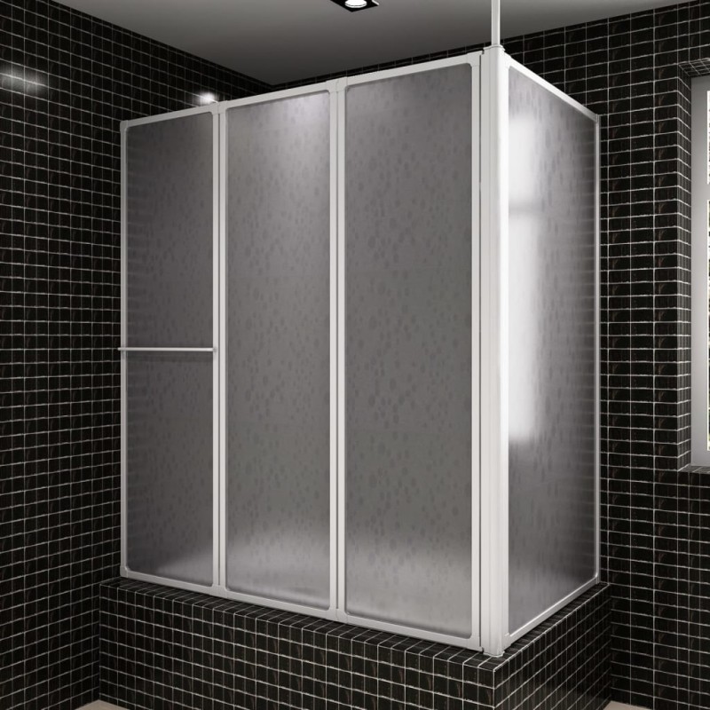vidaXL Duschwand L-Form 70x120x137 cm 4-teilig Faltbar vidaXL Duschwand L-Form 70x120x137 cm 4-teilig Faltbar