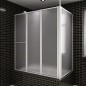 vidaXL Duschwand L-Form 70x120x137 cm 4-teilig Faltbar vidaXL Duschwand L-Form 70x120x137 cm 4-teilig Faltbar