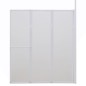 vidaXL Duschwand L-Form 70x120x137 cm 4-teilig Faltbar vidaXL Duschwand L-Form 70x120x137 cm 4-teilig Faltbar