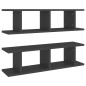vidaXL Wandregale 2 Stk. Grau 75x18x20 cm Holzwerkstoff vidaXL Wandregale 2 Stk. Grau 75x18x20 cm Holzwerkstoff