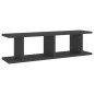 vidaXL Wandregale 2 Stk. Grau 75x18x20 cm Holzwerkstoff vidaXL Wandregale 2 Stk. Grau 75x18x20 cm Holzwerkstoff