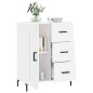 vidaXL Sideboard Hochglanz-Weiß 69,5x34x90 cm Holzwerkstoff vidaXL Sideboard Hochglanz-Weiß 69,5x34x90 cm Holzwerkstoff