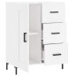 vidaXL Sideboard Hochglanz-Weiß 69,5x34x90 cm Holzwerkstoff vidaXL Sideboard Hochglanz-Weiß 69,5x34x90 cm Holzwerkstoff
