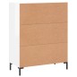 vidaXL Sideboard Hochglanz-Weiß 69,5x34x90 cm Holzwerkstoff vidaXL Sideboard Hochglanz-Weiß 69,5x34x90 cm Holzwerkstoff