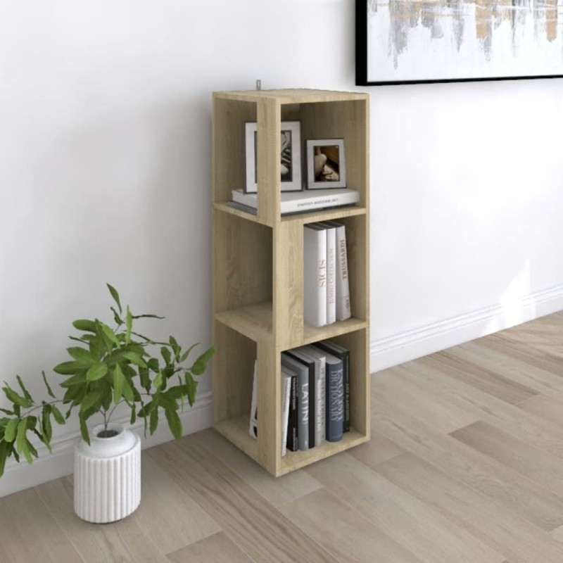 vidaXL Eckregal Sonoma-Eiche 33x33x100 cm Holzwerkstoff vidaXL Eckregal Sonoma-Eiche 33x33x100 cm Holzwerkstoff