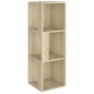 vidaXL Eckregal Sonoma-Eiche 33x33x100 cm Holzwerkstoff vidaXL Eckregal Sonoma-Eiche 33x33x100 cm Holzwerkstoff