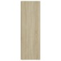 vidaXL Eckregal Sonoma-Eiche 33x33x100 cm Holzwerkstoff vidaXL Eckregal Sonoma-Eiche 33x33x100 cm Holzwerkstoff