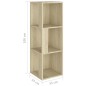 vidaXL Eckregal Sonoma-Eiche 33x33x100 cm Holzwerkstoff vidaXL Eckregal Sonoma-Eiche 33x33x100 cm Holzwerkstoff