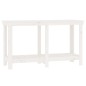 vidaXL Werkbank Weiß 140x50x80 cm Massivholz Kiefer vidaXL Werkbank Weiß 140x50x80 cm Massivholz Kiefer
