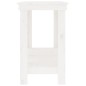 vidaXL Werkbank Weiß 140x50x80 cm Massivholz Kiefer vidaXL Werkbank Weiß 140x50x80 cm Massivholz Kiefer