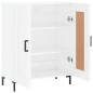 vidaXL Sideboard Hochglanz-Weiß 69,5x34x90 cm Holzwerkstoff vidaXL Sideboard Hochglanz-Weiß 69,5x34x90 cm Holzwerkstoff