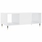 vidaXL Couchtisch Hochglanz-Weiß 102x50x40 cm Holzwerkstoff vidaXL Couchtisch Hochglanz-Weiß 102x50x40 cm Holzwerkstoff