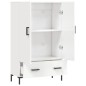 vidaXL Highboard Hochglanz-Weiß 69,5x31x115 cm Holzwerkstoff vidaXL Highboard Hochglanz-Weiß 69,5x31x115 cm Holzwerkstoff