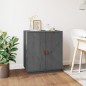 vidaXL Sideboard Grau 65,5x40x75 cm Massivholz Kiefer vidaXL Sideboard Grau 65,5x40x75 cm Massivholz Kiefer