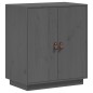 vidaXL Sideboard Grau 65,5x40x75 cm Massivholz Kiefer vidaXL Sideboard Grau 65,5x40x75 cm Massivholz Kiefer